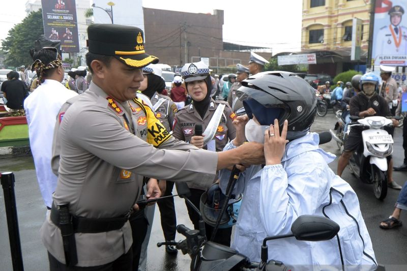 Gebyar operasi patuh Polresta Bandar Lampung