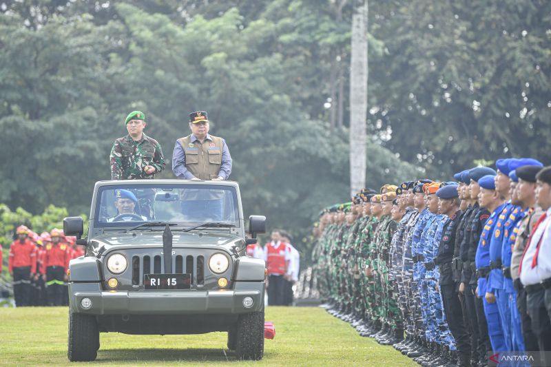 Apel dan simulasi penanggulangan karhutla di Sumsel