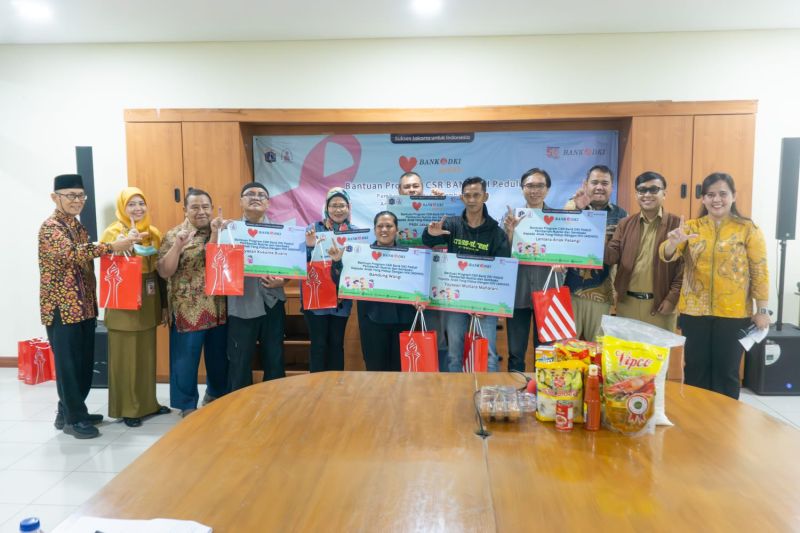 Bank DKI Peduli Berikan Bantuan Anak dengan HIV (ADHIV) melalui Komisi Penanggulangan AIDS Provinsi DKI Jakarta