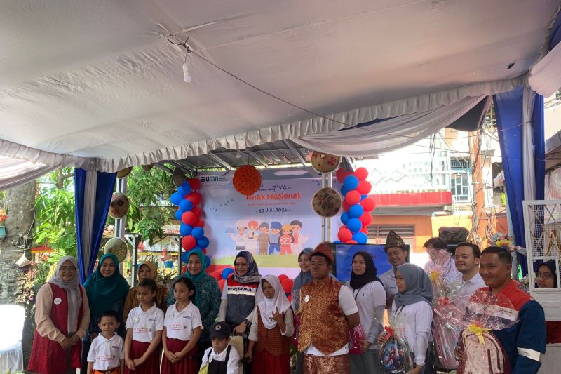 Pertamina beri bantuan PMT untuk Kampung Literasi 26 Ilir Palembang 