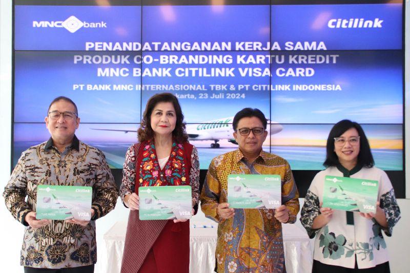 MNC Bank-Citilink jalin kolaborasi program kartu kredit "co-branding"