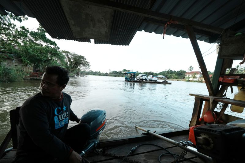 Penyeberangan antar kabupaten di Konawe