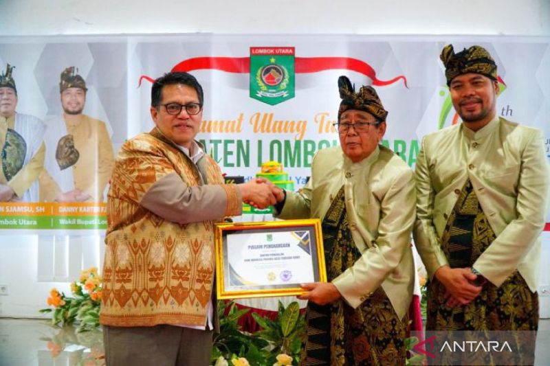 BI NTB dapat penghargaan memajukan sektor ekonomi di Lombok Utara