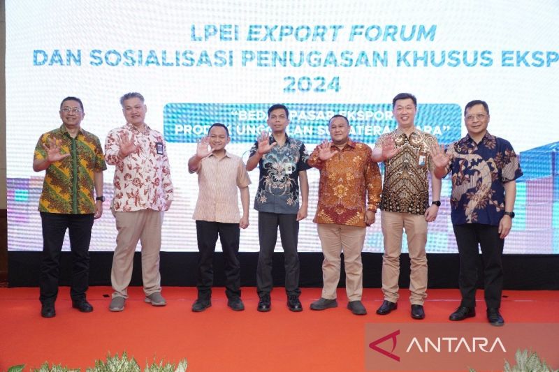 LPEI: Sumut jadi tulang punggung ekspor Sumatera dan nasional 