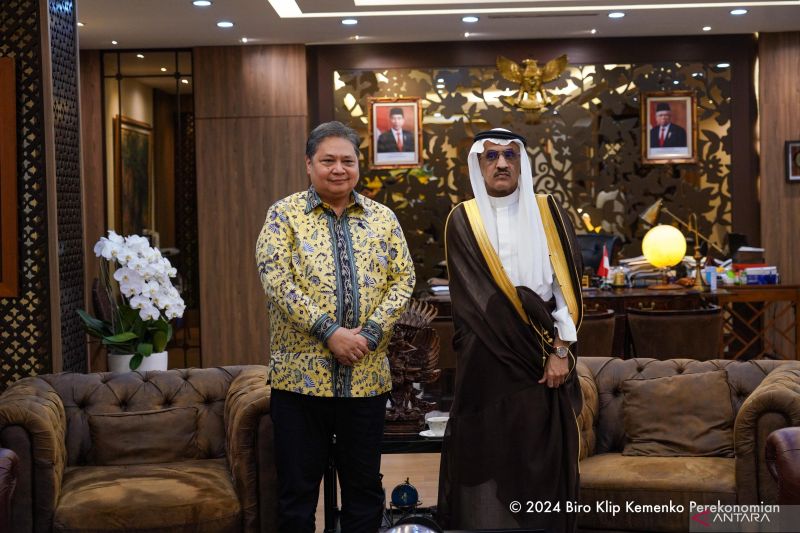 Bertemu Dubes Arab Saudi, Airlangga bahas penguatan kerja sama ekonomi