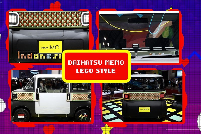 Unik ! Daihatsu kenalkan mobil meMO berkonsep lego di GIIAS 2024