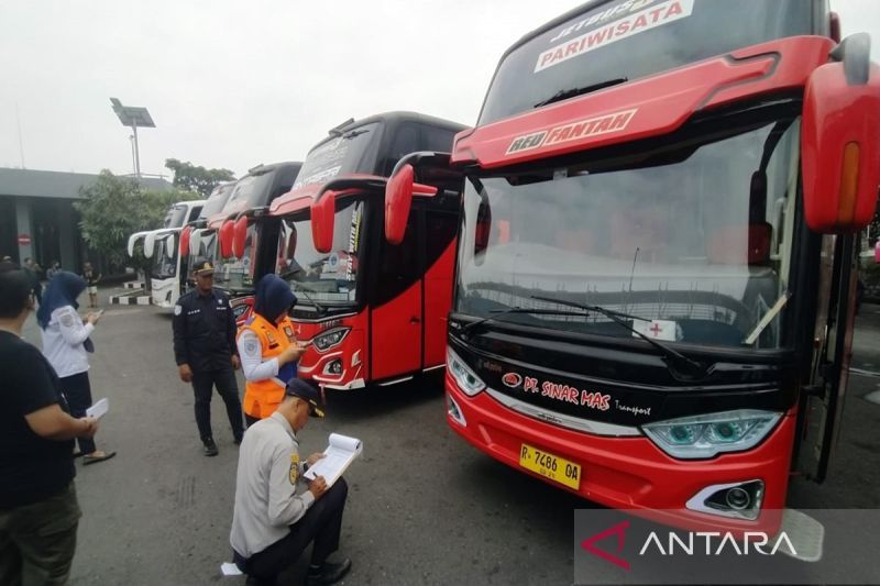 Ditjen Perhubungan Darat ramp cek 36 bus disiapkan HUT RI di IKN