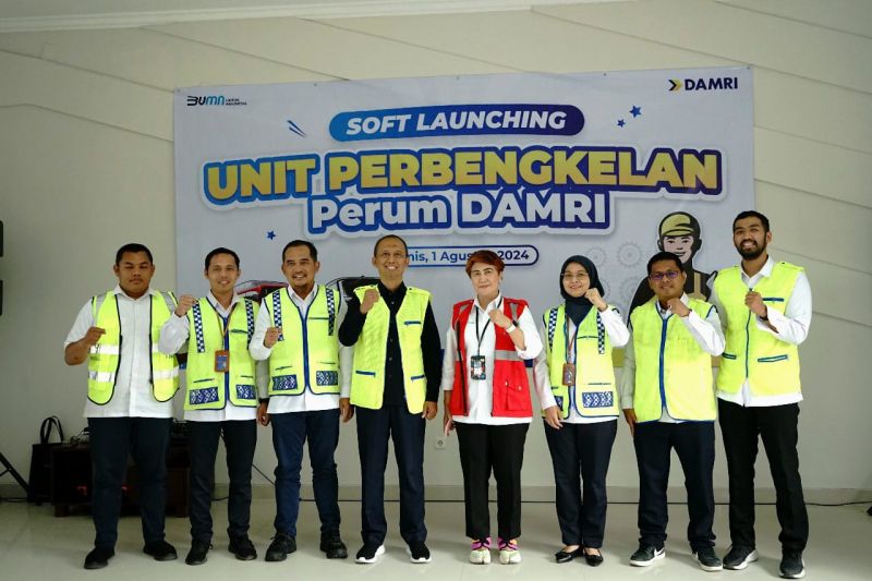 DAMRI Soft Launching Unit Perbengkelan, Ciptakan Armada Handal