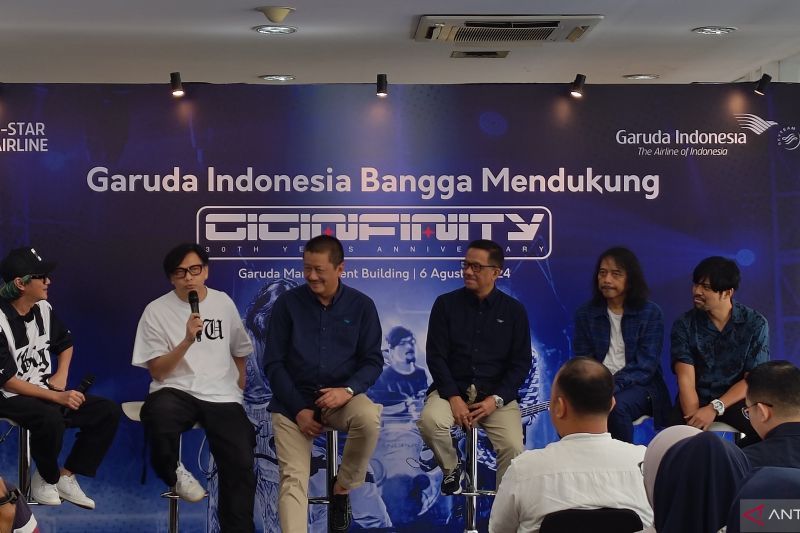 Garuda Indonesia buka layanan tiket konser 30 tahun band Gigi