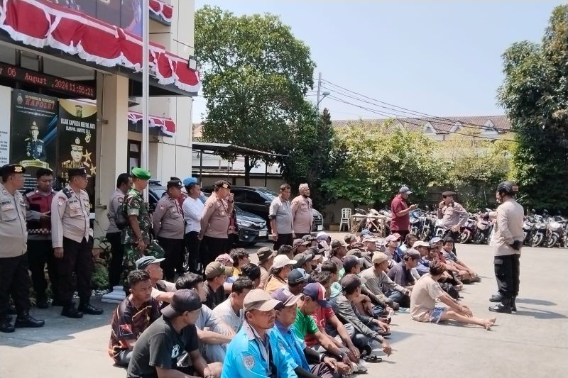 Polsek Koja tangkap 47 orang yang diduga pelaku pemalakan