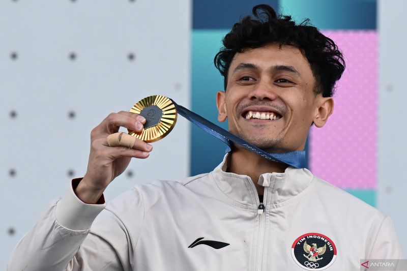 Olimpiade Paris 2024 Kado terindah Veddriq Leonardo pertahankan