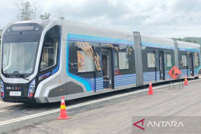 Trem Otonom akan operasi pada perayaan HUT RI di IKN