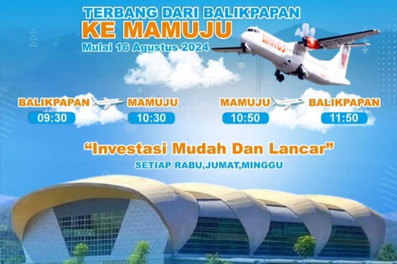 Wings Air layani penerbangan Mamuju-Balikpapan mulai 16 Agustus