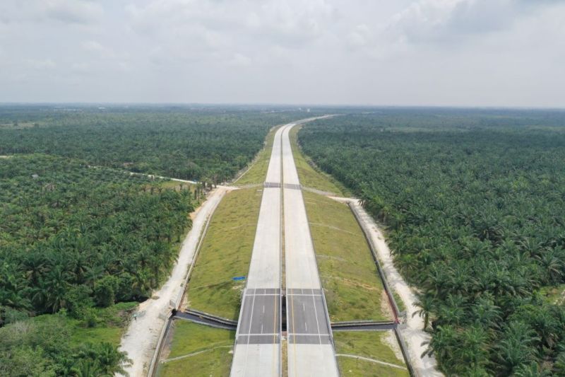 Hutama Karya tuntaskan sisa 9 km Jalan Tol Pekanbaru - Bangkinang