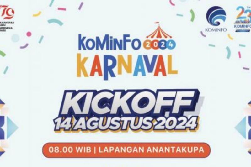 Kominfo Karnaval 2024 digelar mulai 14 Agustus