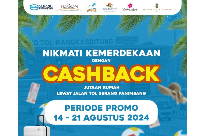 Tol Serang Panimbang Kasih Promo Kemerdekaan di Bulan Agustus 2024.