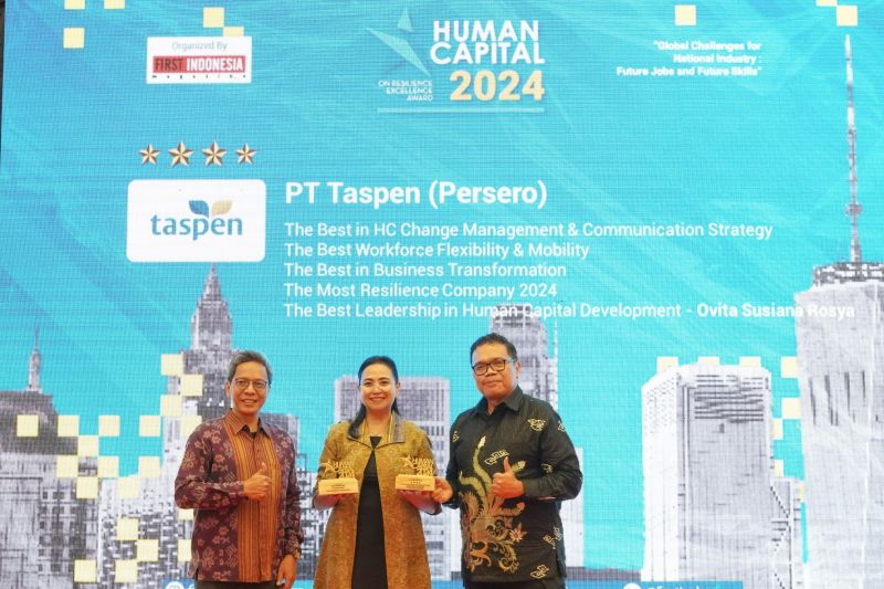 TASPEN terima 5 penghargaan dari First Indonesia Magazine