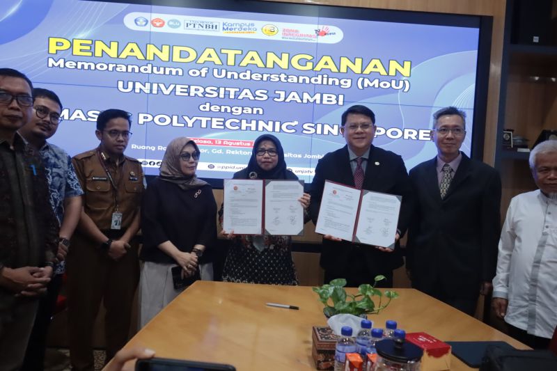 Unja dan Temasek Polytechnic Singapore perkuat kerja sama pendidikan