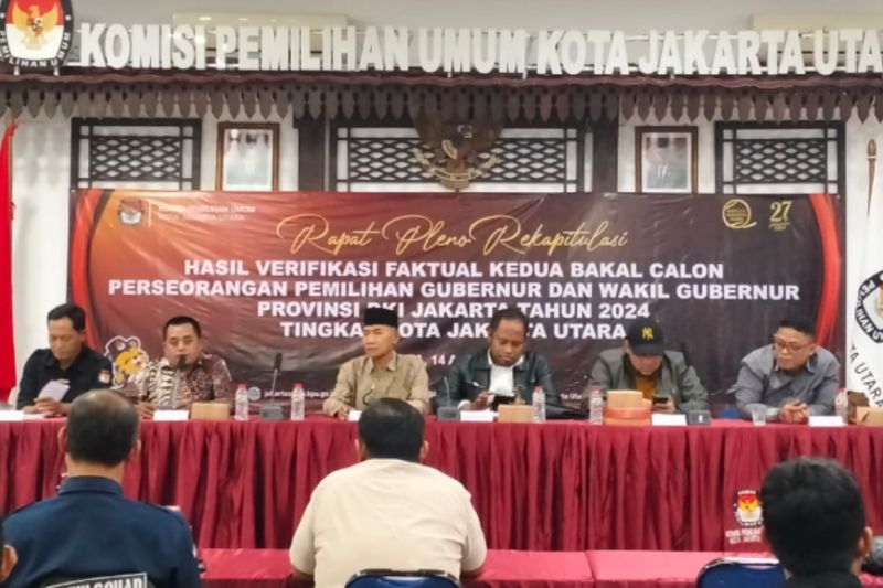 KPU Jakut tetapkan 105.895 dukungan Dharma-Kun penuhi syarat