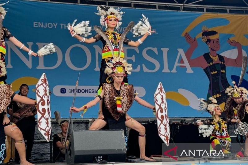 Kaltim persembahkan tari kolosal Natana Borneo pada HUT Ke-79 RI IKN