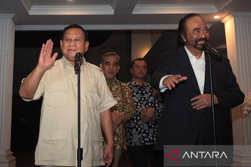 Prabowo-Paloh sepakati kerja sama untuk 2024-2029