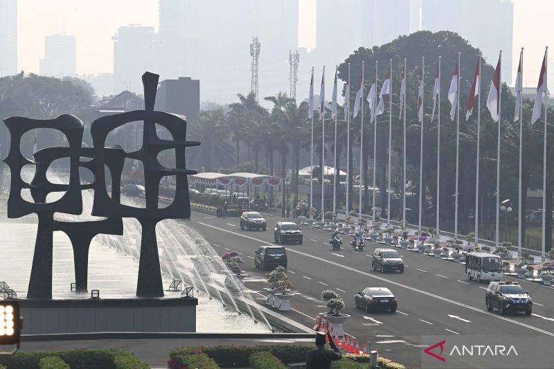 Suasana jelang Sidang Tahunan MPR dan Sidang Bersama DPR - DPD Tahun 2024