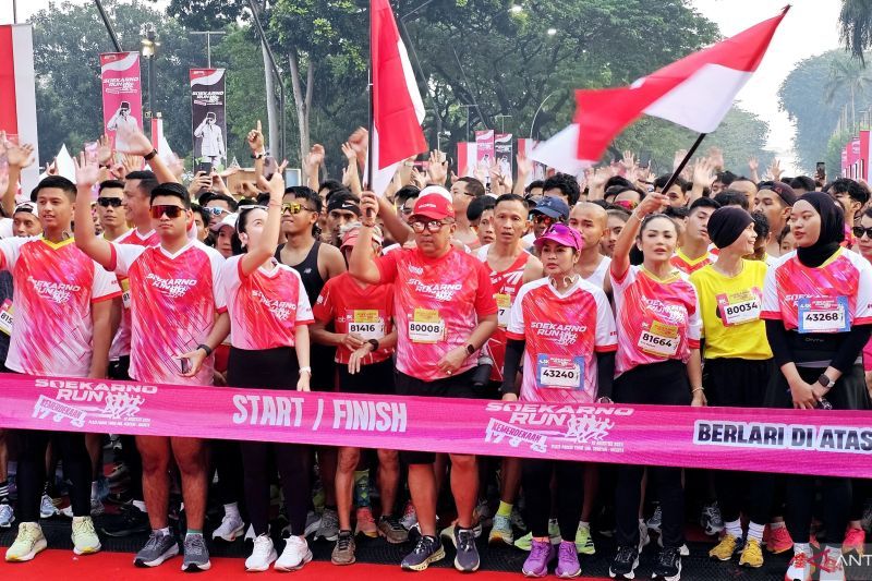 PDIP gelar Soekarno Run usung tema “Berlari di Atas Kaki Sendiri”