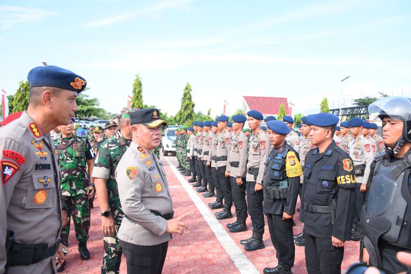 Polda Sulteng kerahkan 6.729 personel pada Operasi Mantap Praja