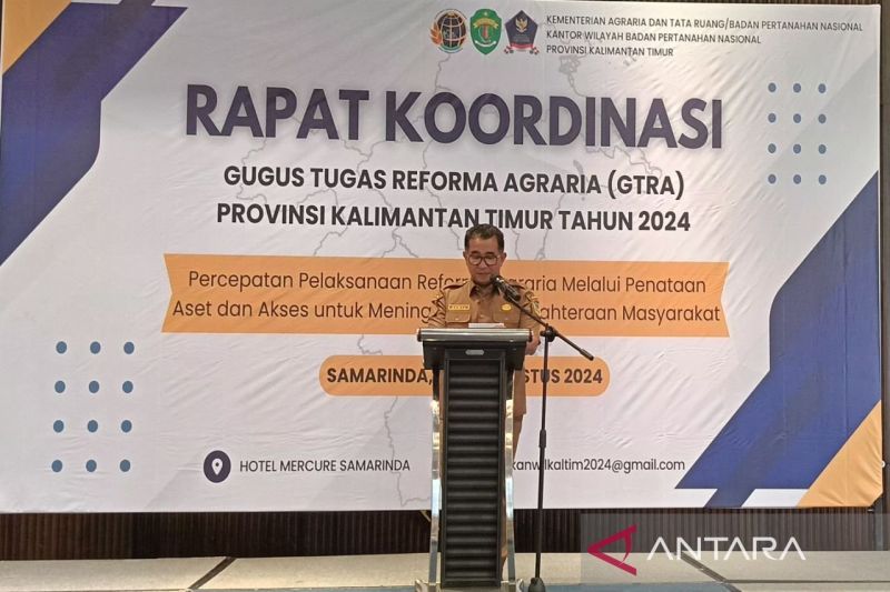 Kementerian ATR genjot gugus tugas percepat reforma agraria di Kaltim