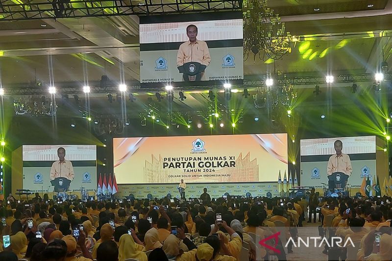 Jokowi senang Golkar terbuka bagi siapapun