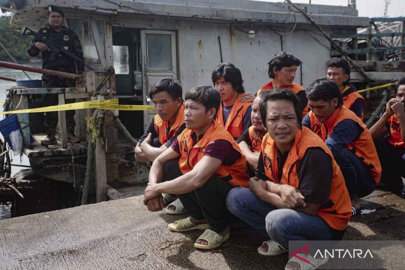 Tangkap ikan ilegal, nelayan Vietnam ditangkap di perairan Laut Natuna