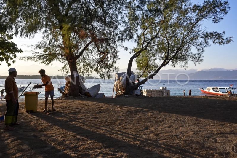 Tingkat produksi sampah di destinasi wisata Gili Trawangan