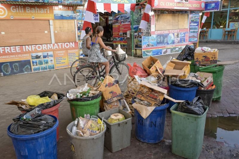 Tingkat produksi sampah di destinasi wisata Gili Trawangan