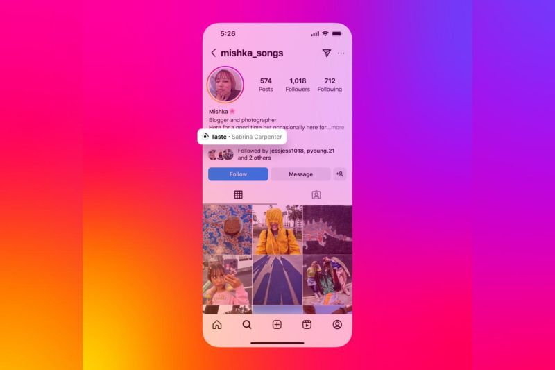 Instagram debutkan fitur "musik di profil" gaet Sabrina Carpenter