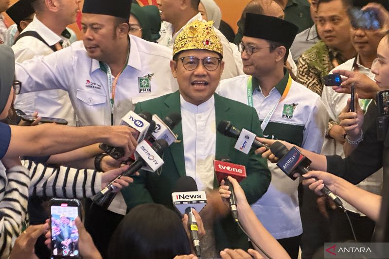 Cak Imin usai Muktamar PKB dibuka Wapres: Insyaallah semua lancar