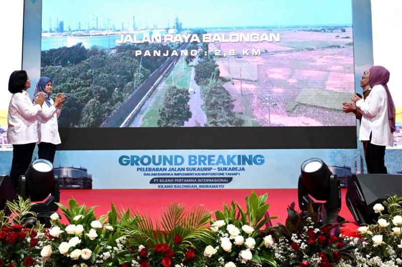 Pertamina lakukan "groundbreaking" area penyangga Kilang Balongan