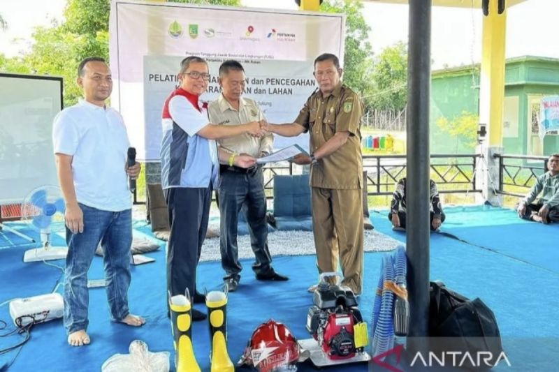 PHR dan BRGM berikan pelatihan pencegahan karhutla di Rokan Hilir