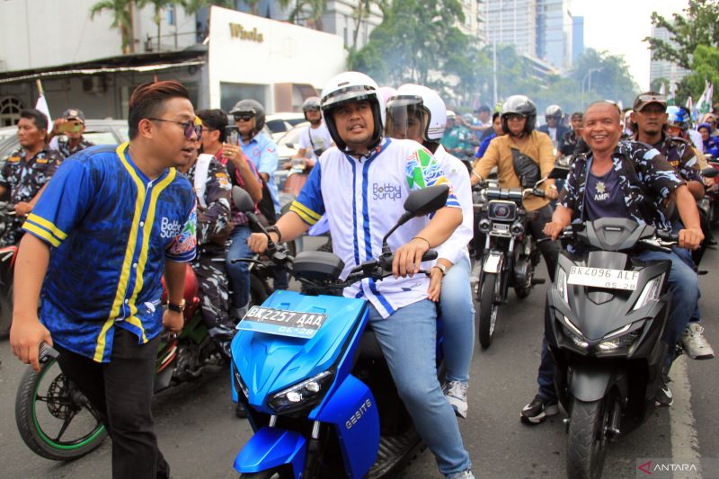 Bobby Nasution-Surya mendaftar Pilgub Sumatera Utara