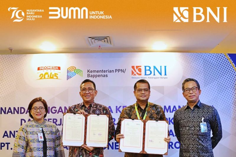 BNI bekerja sama dengan Bappenas penyediaan layanan perbankan