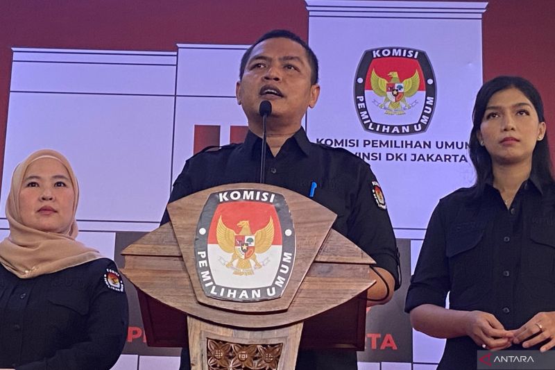 KPU DKI sebut tiga paslon siap bersaing dalam Pilkada 2024