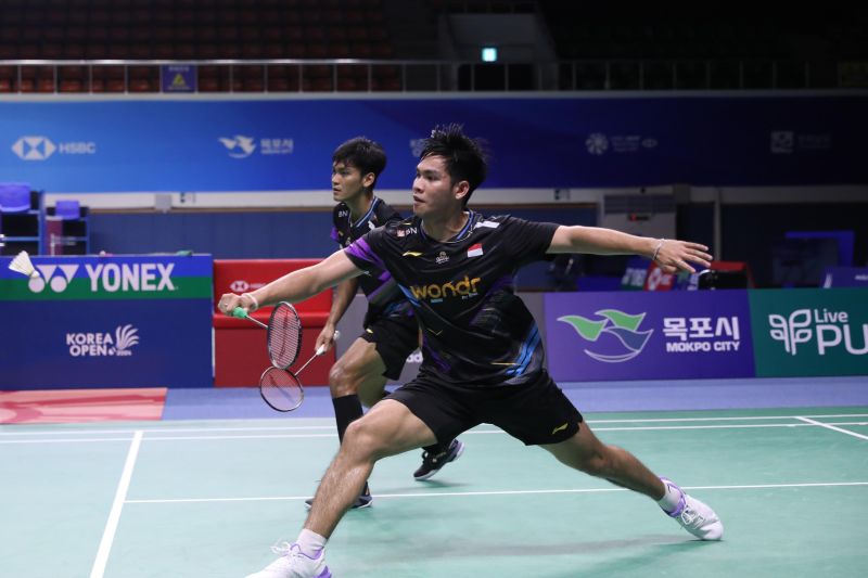 Fikri/Daniel jumpa Leo/Bagas dalam semifinal Korea Open