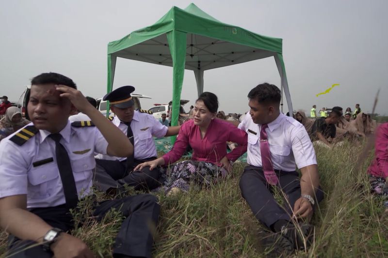 Bandara Ahmad Yani gelar simulasi penanganan darurat penerbangan