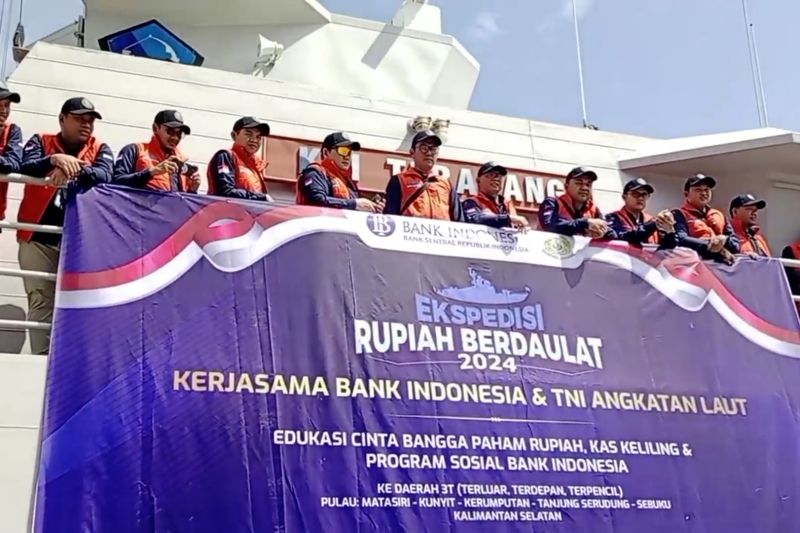 Ekspedisi Rupiah Berdaulat sasar lima pulau 3T di Kalimantan Selatan