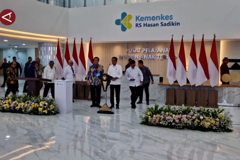 Jokowi sebut fasilitas modern ada di gedung ibu dan anak RSHS Bandung