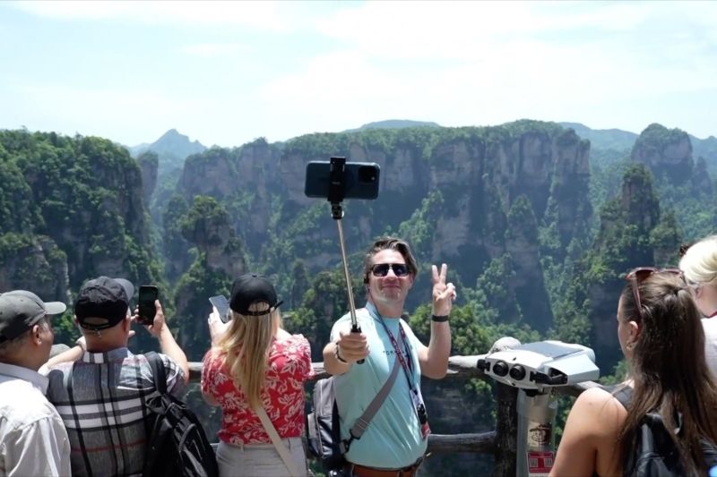 Kota Zhangjiajie di China catat rekor jumlah kunjungan wisatawan