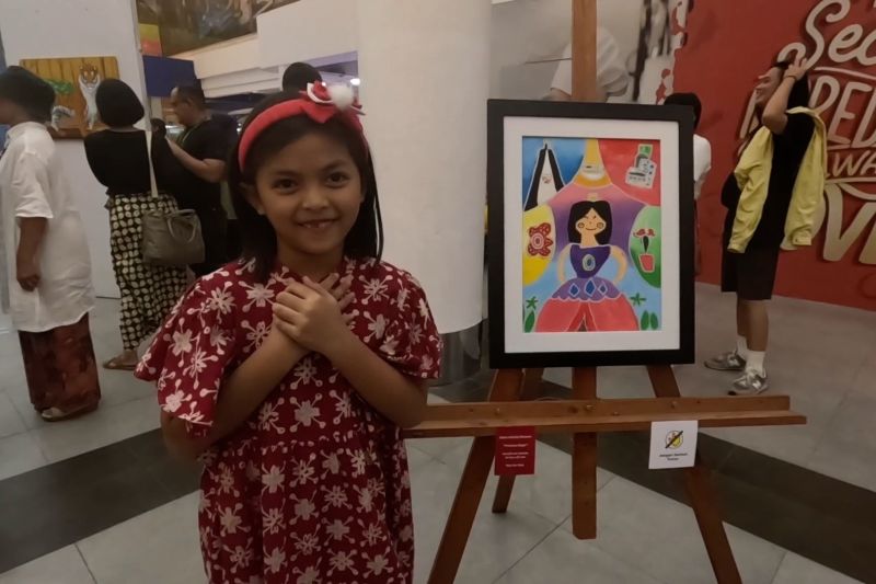 Pameran Kirana Nusantara tampilkan karya tujuh pelukis anak