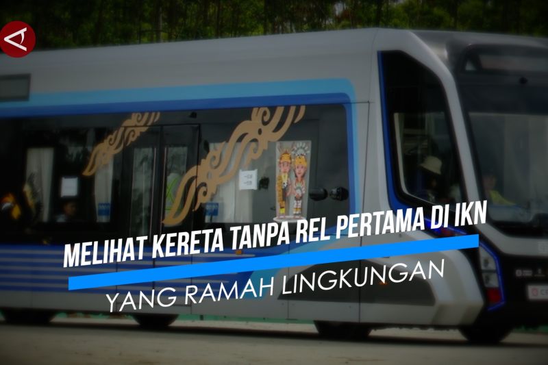 Melihat kereta tanpa rel pertama di IKN yang ramah lingkungan