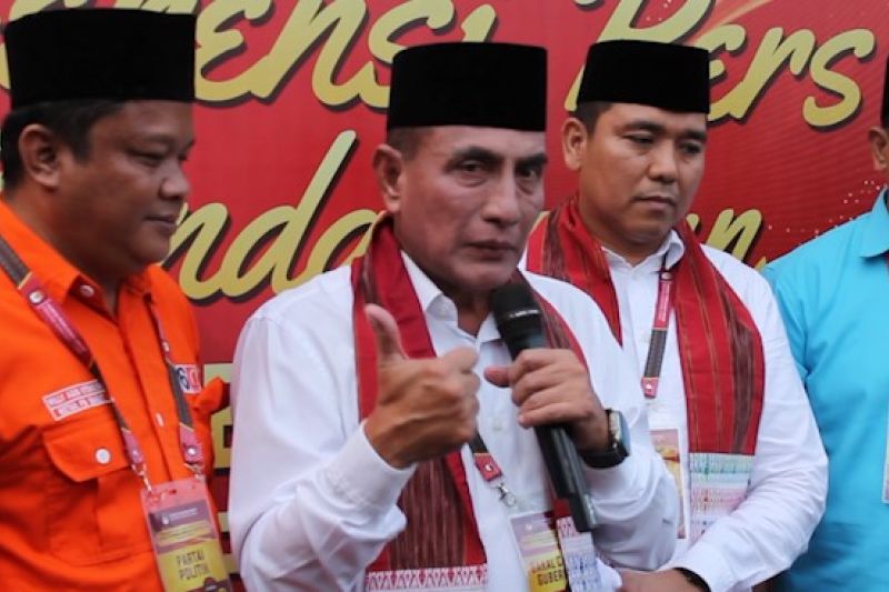 KPU Sumut terima pendaftaran Edy dan Hasan Basri untuk Pilkada 2024