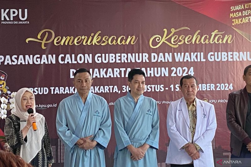 16 dokter RSUD Tarakan periksa kesehatan Dharma Pongrekun-Kun Wardana