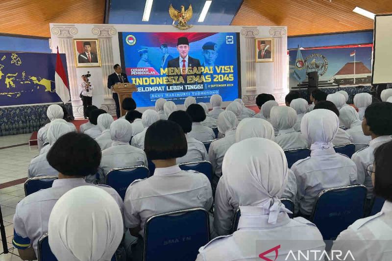 AHY motivasi siswa SMA Taruna Nusantara sambut Indonesia Emas 2045